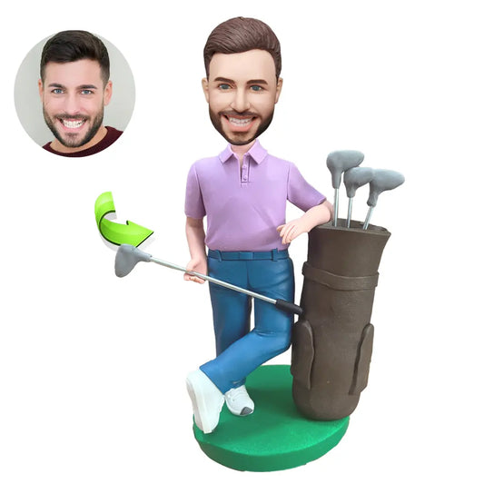 Custom Bobbleheads for a Golf-loving Dad Perfect Gift Idea