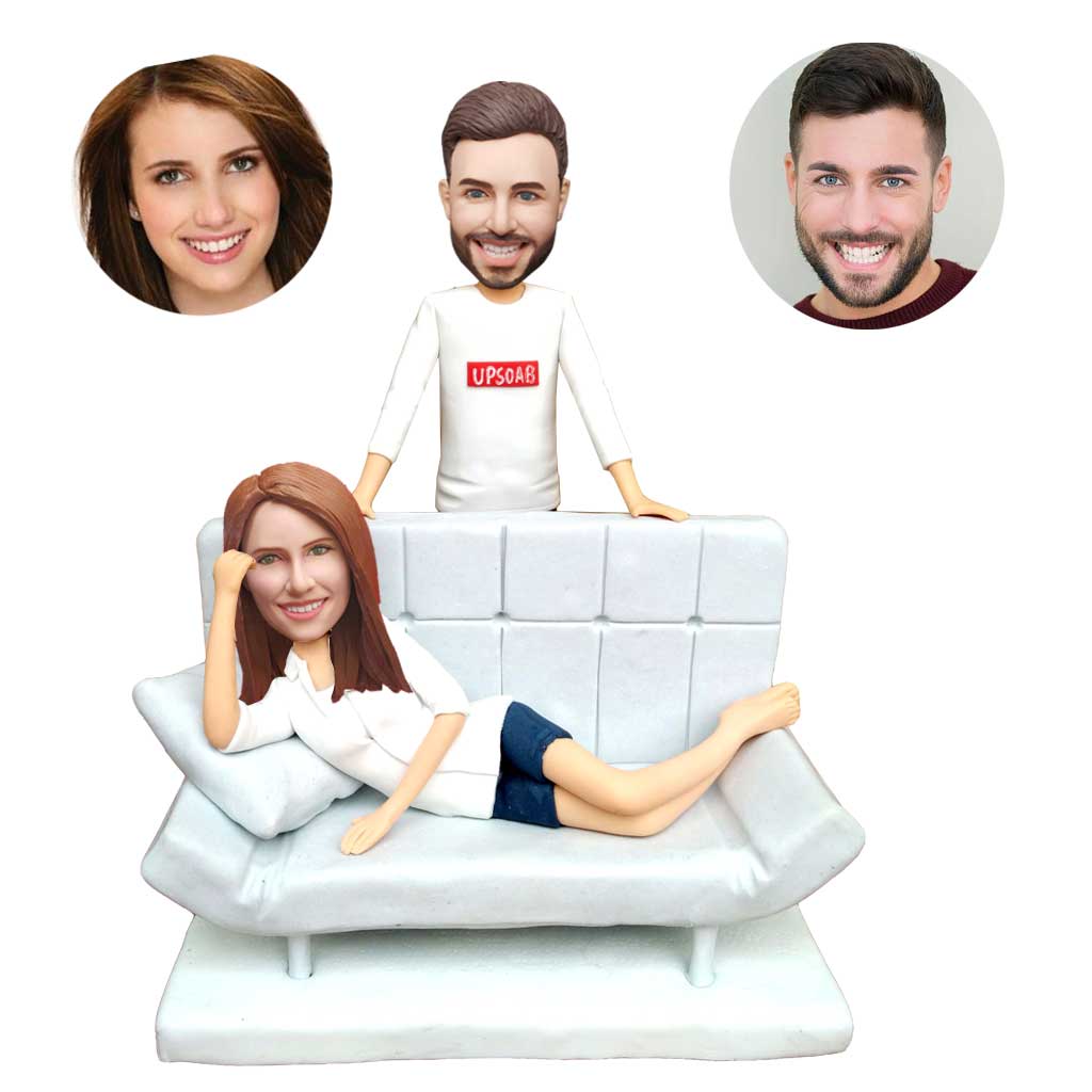 Custom bobblehead of leisure 77 representing their Leisure Activity, a unique personalized gift