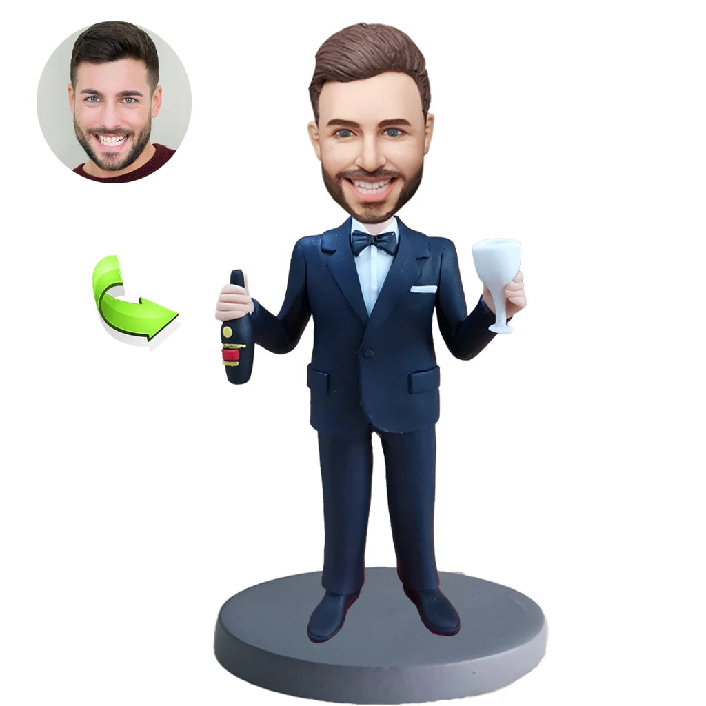 Business custom bobblehead of business 15, a professional yet light-hearted gift for colleagues