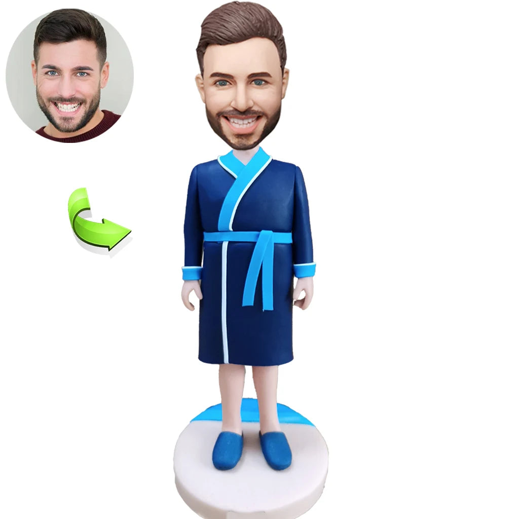 Funny custom bobblehead of funny 30, a playful and humorous personalized figurine