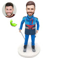 Custom bobblehead of leisure 95 representing their Leisure Activity, a unique personalized gift