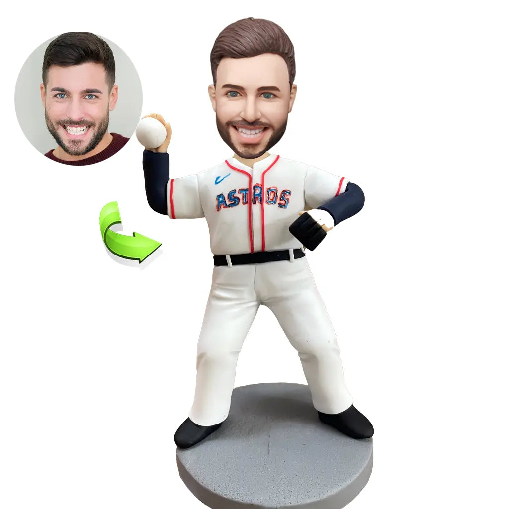 Custom Bobbleheads Male Baseball Player Unique Sports Gift