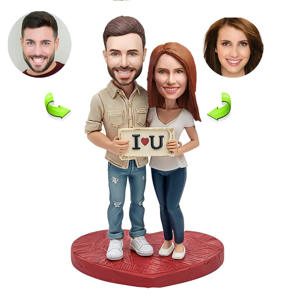 Couples custom bobblehead of couples 21, a charming keepsake for romantic occasions