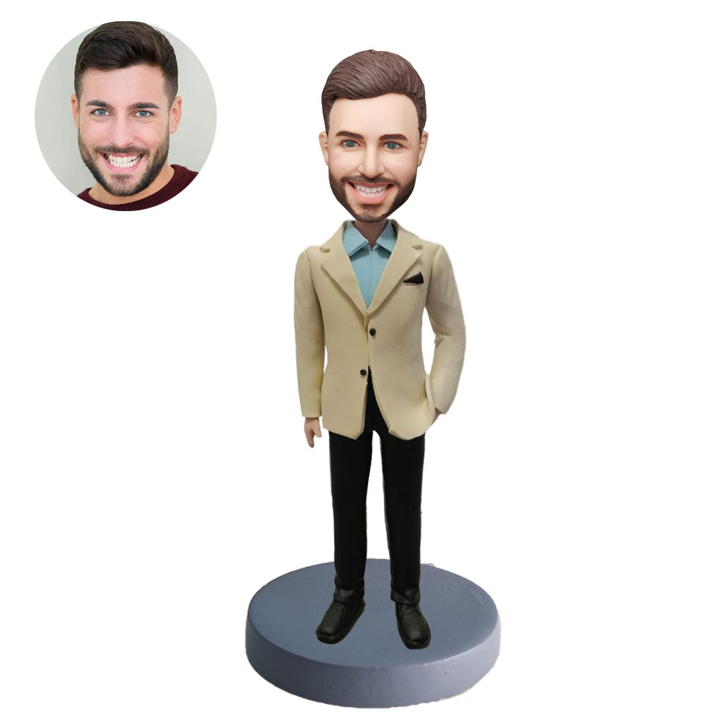 Custom bobblehead of leisure 106representing their Leisure Activity, a unique personalized gift