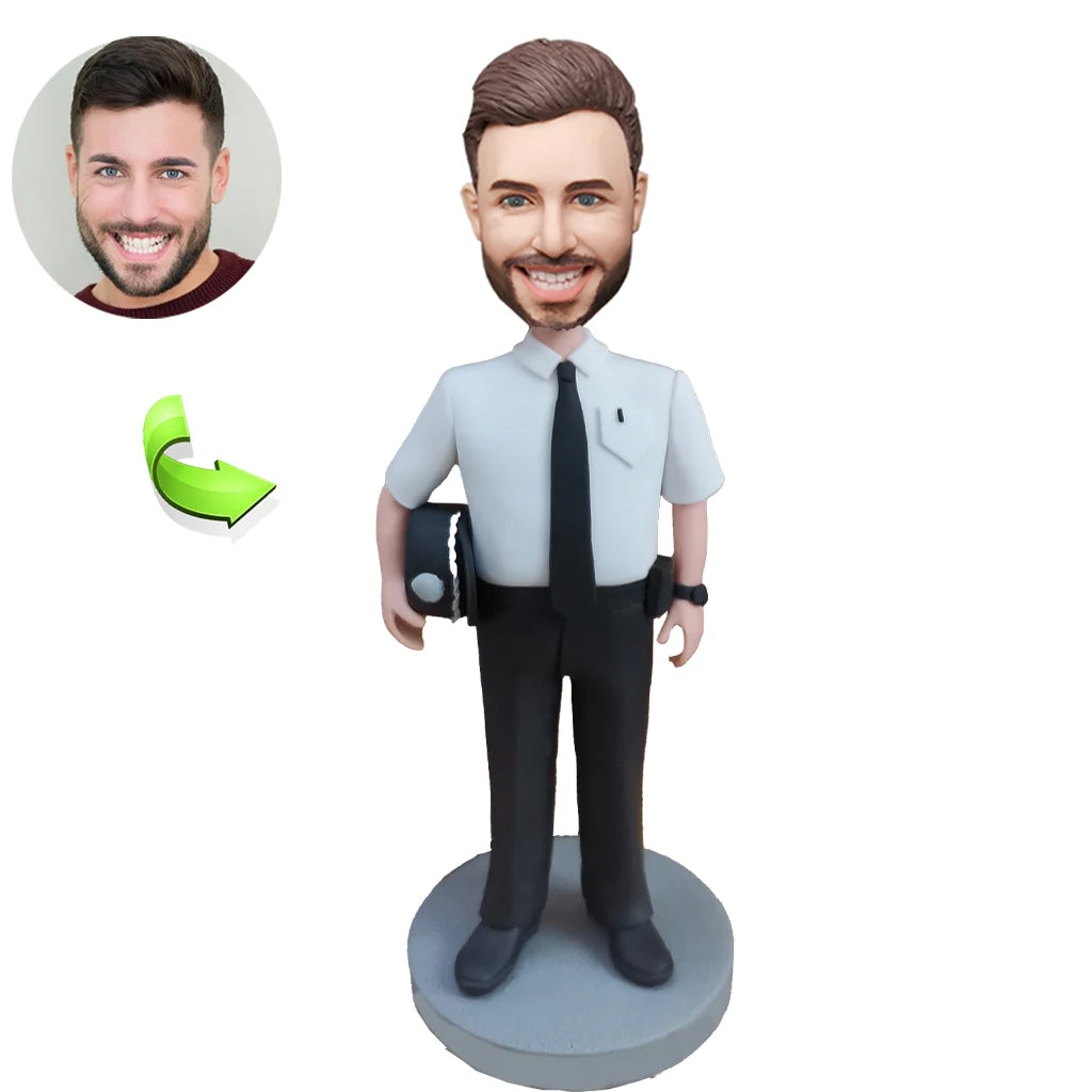 Police officer custom bobblehead of police 3 a meaningful gift honoring service and duty