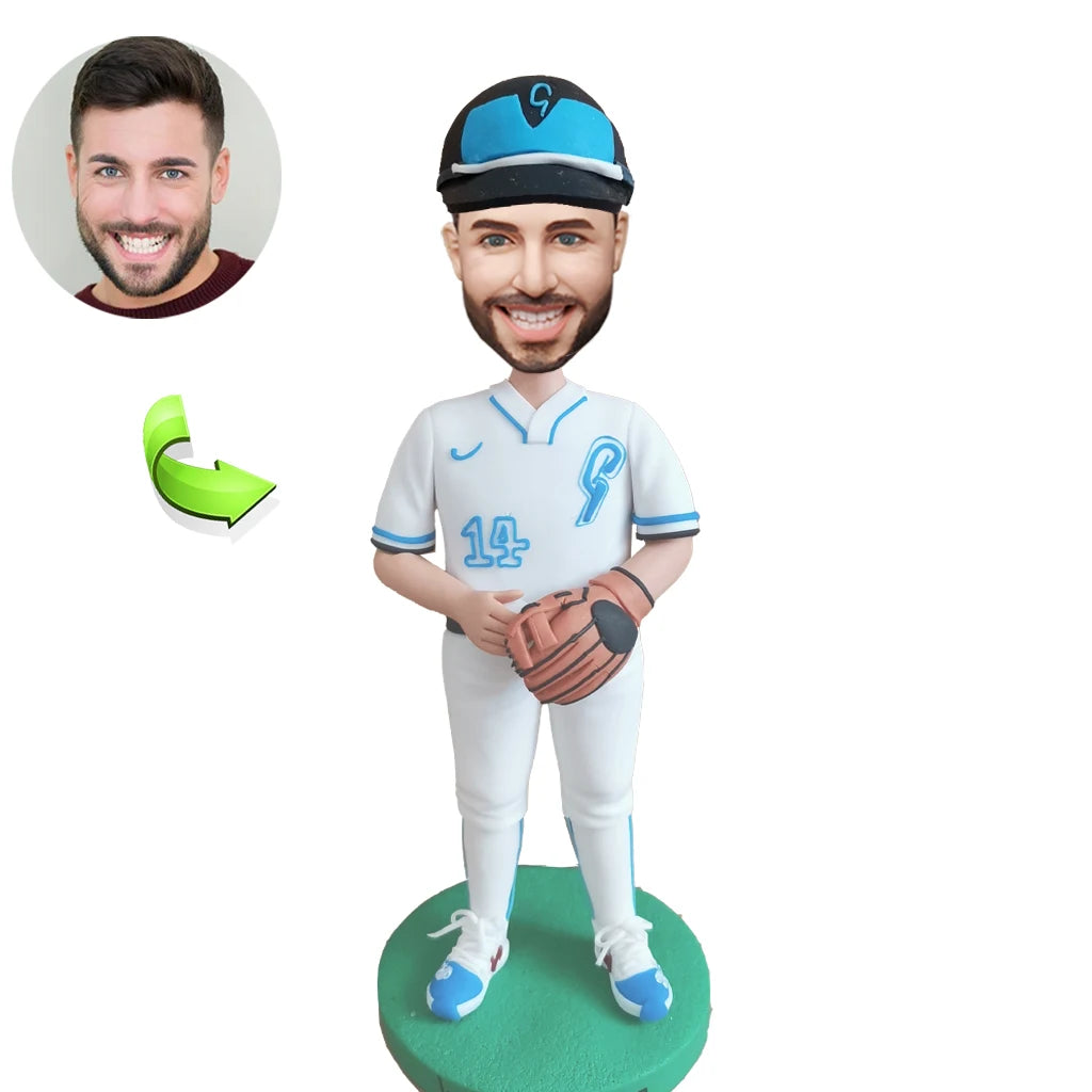 Custom sports bobblehead of sports 69 in action pose, ideal for athletes and sports fans’ gifts