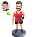 Custom sports bobblehead of sports 20 in action pose, ideal for athletes and sports fans’ gifts