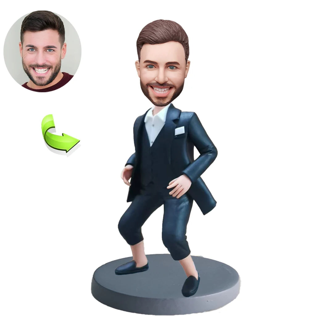 Funny custom bobblehead of funny 32, a playful and humorous personalized figurine