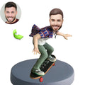 Custom sports bobblehead of sports 80 in action pose, ideal for athletes and sports fans’ gifts