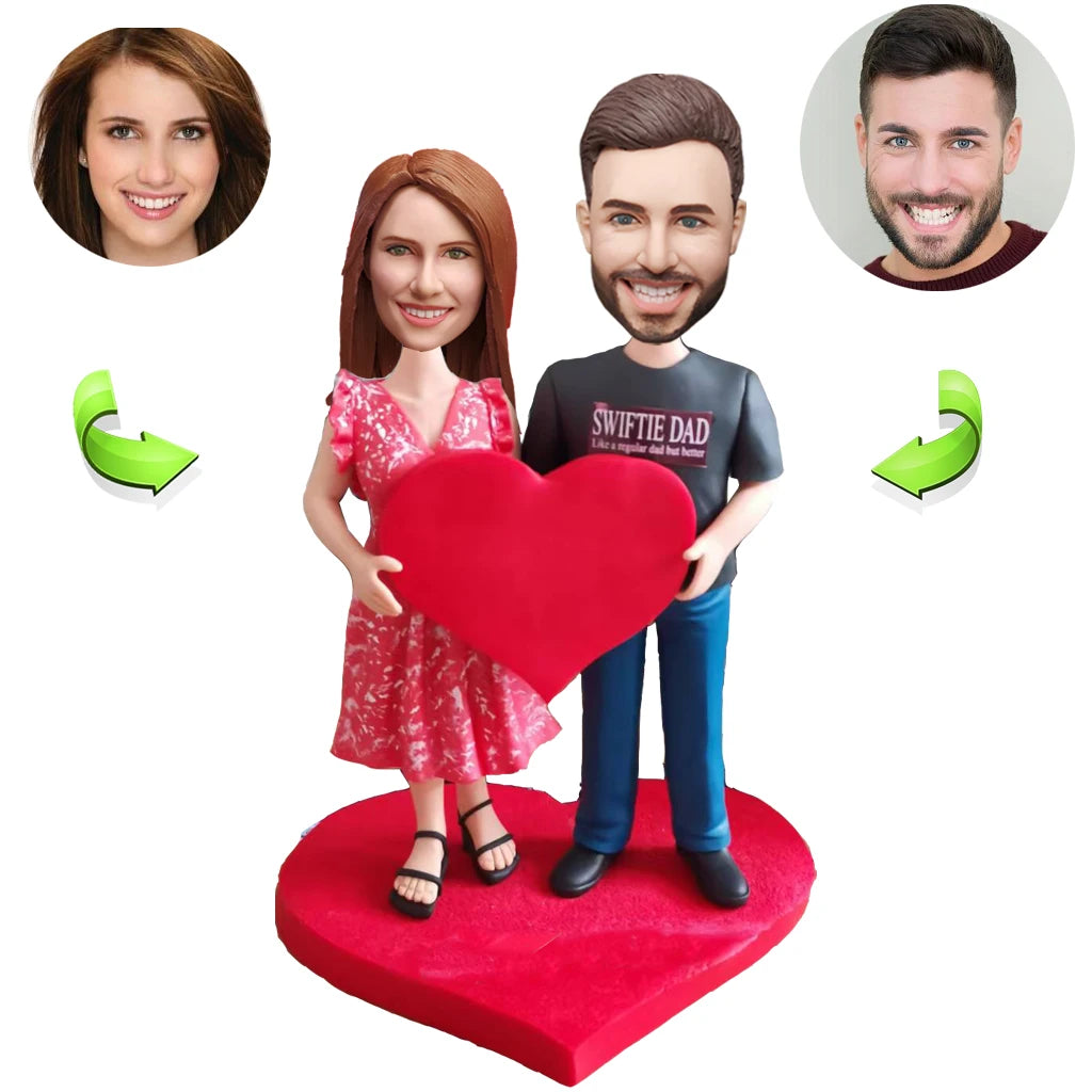 Couples custom bobblehead of couples 5, a charming keepsake for romantic occasions