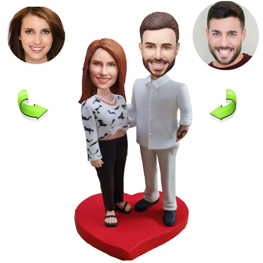 Couples custom bobblehead of couples 6, a charming keepsake for romantic occasions