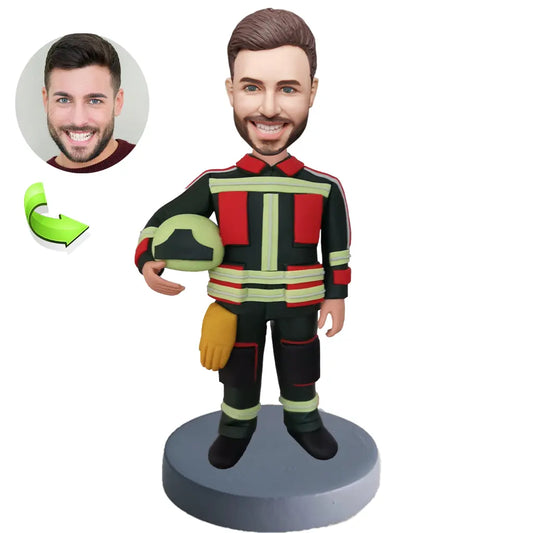 Custom Bobbleheads Firefighter Heroic Personalized Keepsake