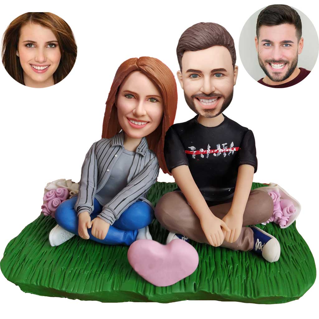 Custom bobblehead of leisure 75 representing their Leisure Activity, a unique personalized gift