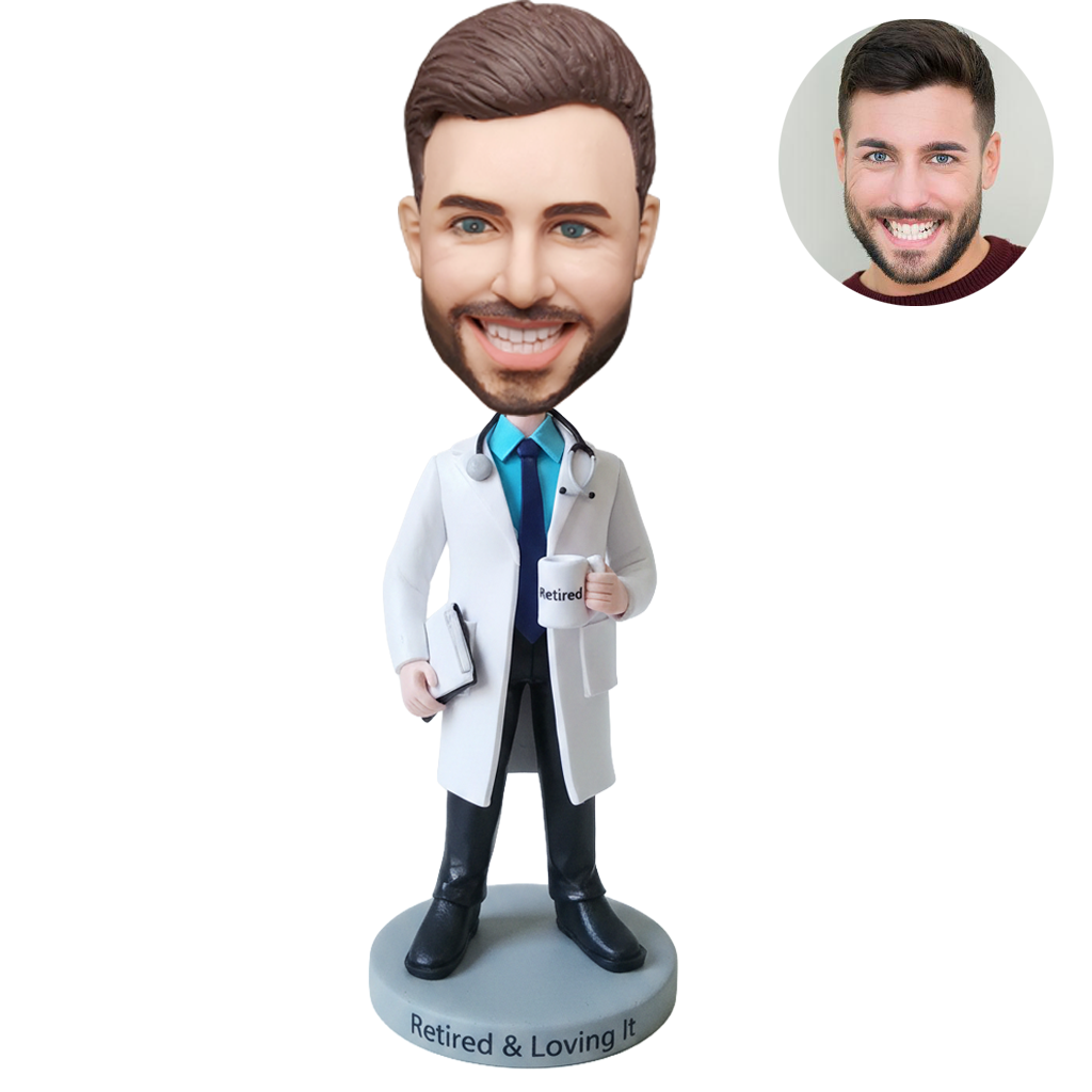 Custom Doctor Retirement Bobblehead from Photo