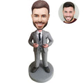 Custom Boss Bobblehead from Photo - Personalized Business Executive Gift