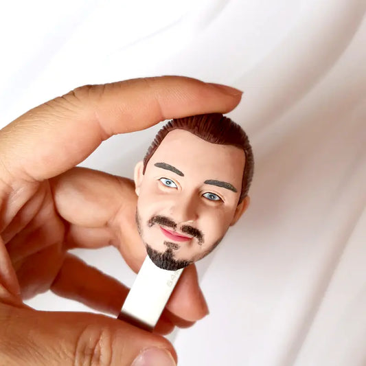 Wine Opener Formal Funny Face Bobblehead - Custom