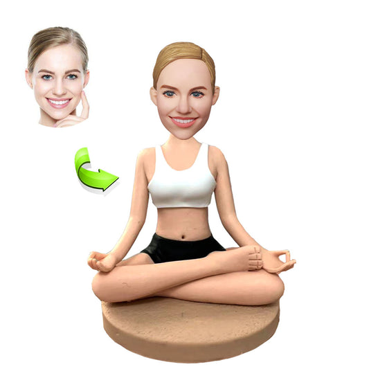 Custom Bobblehead for Women Who Practice Yoga