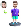 Custom bobblehead of leisure 47 representing their Leisure Activity, a unique personalized gift