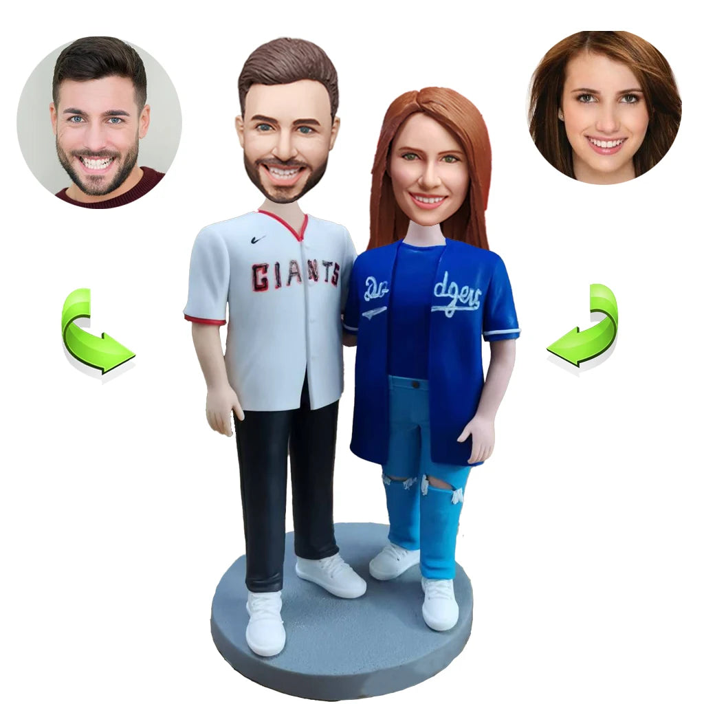 Custom sports bobblehead of sports 70 in action pose, ideal for athletes and sports fans’ gifts