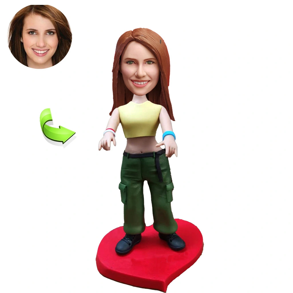 Custom sports bobblehead of sports 71 in action pose, ideal for athletes and sports fans’ gifts