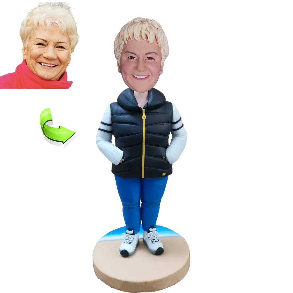 Custom bobblehead of leisure 51 representing their Leisure Activity, a unique personalized gift