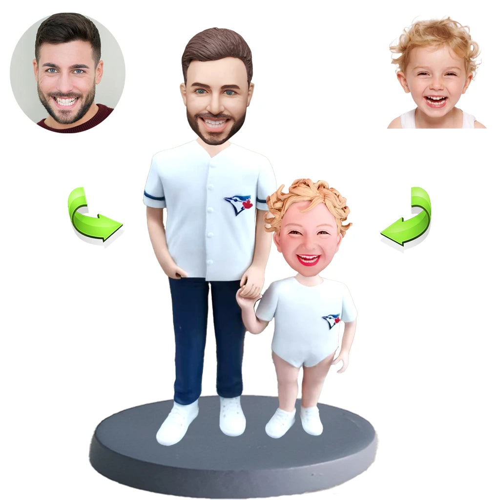 Family custom bobblehead of family 20, a heartwarming personalized gift capturing family moments