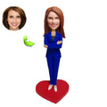 Business Woman Boss Bobblehead - Custom Executive Gift Figurine