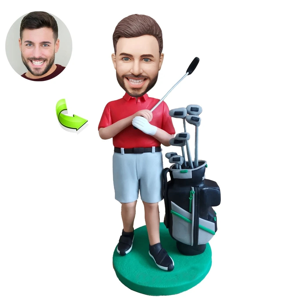 Custom sports bobblehead of sports 39 in action pose, ideal for athletes and sports fans’ gifts