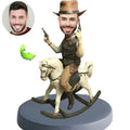 Funny custom bobblehead of funny 43, a playful and humorous personalized figurine