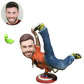 Custom sports bobblehead of sports 81 in action pose, ideal for athletes and sports fans’ gifts