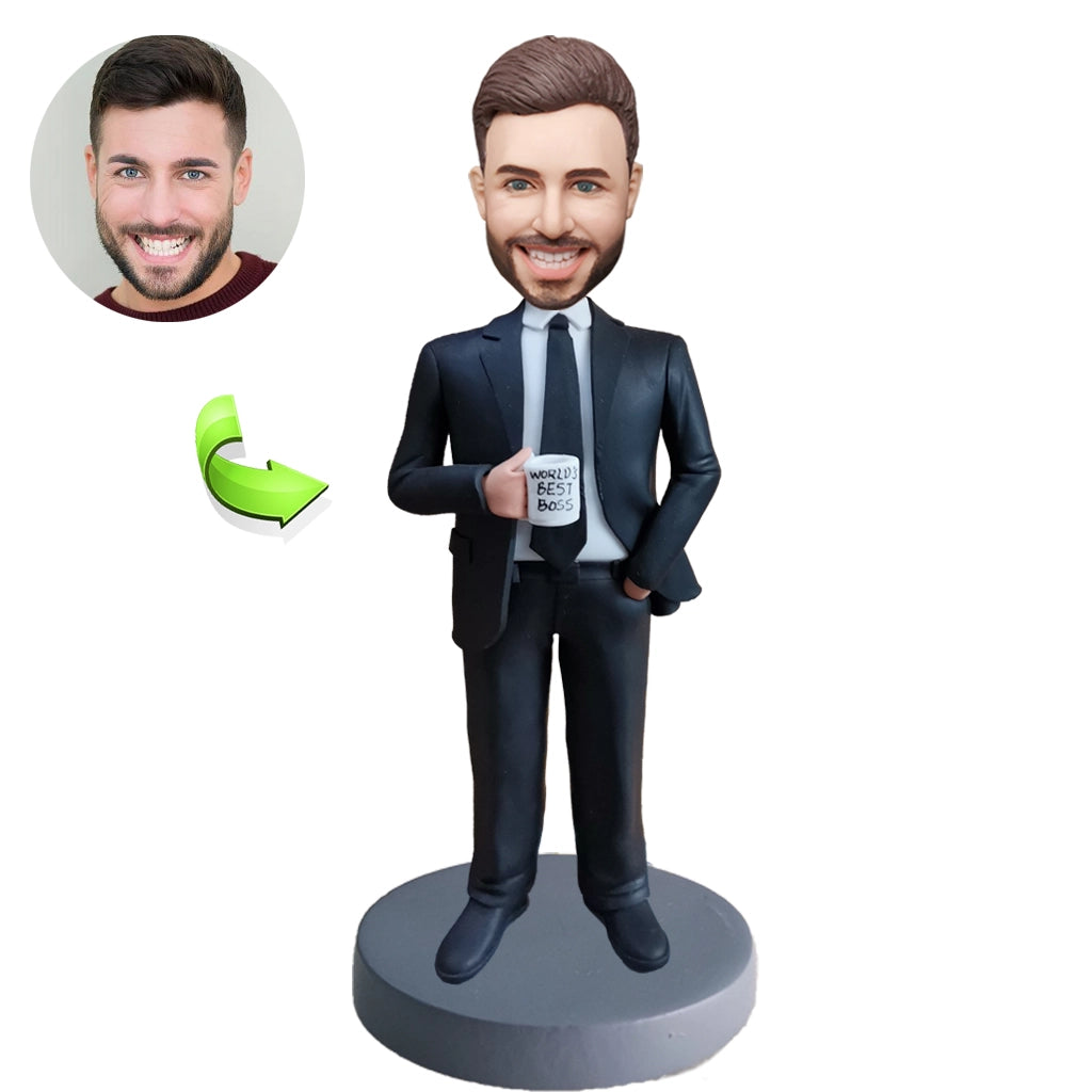 Business custom bobblehead of business 24, a professional yet light-hearted gift for colleagues