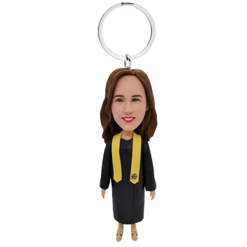 Custom bobblehead keychain of k11, a portable and fun personalized accessory