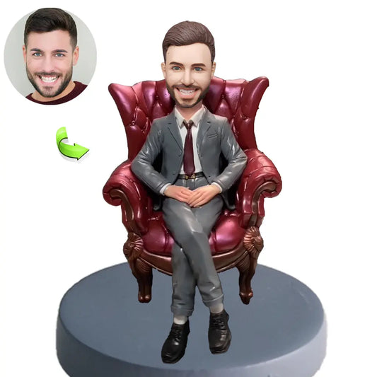 Custom Bobbleheads Elite Businessman Perfect Corporate Gift