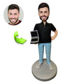 Custom bobblehead of leisure 89 representing their Leisure Activity, a unique personalized gift