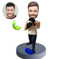 Custom bobblehead of leisure 97 representing their Leisure Activity, a unique personalized gift