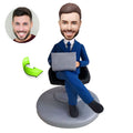 Boss bobblehead gift office manager personalized custom executive CEO desk figurine