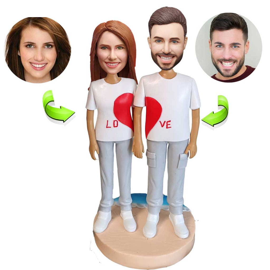 Couples custom bobblehead of couples 11, a charming keepsake for romantic occasions