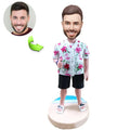Custom bobblehead of leisure 9 representing their Leisure Activity, a unique personalized gift