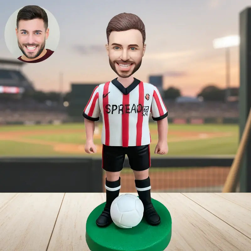 Soccer bobblehead gift player personalized football custom sports athlete figurine