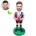 Custom sports bobblehead of sports 96 in action pose, ideal for athletes and sports fans’ gifts