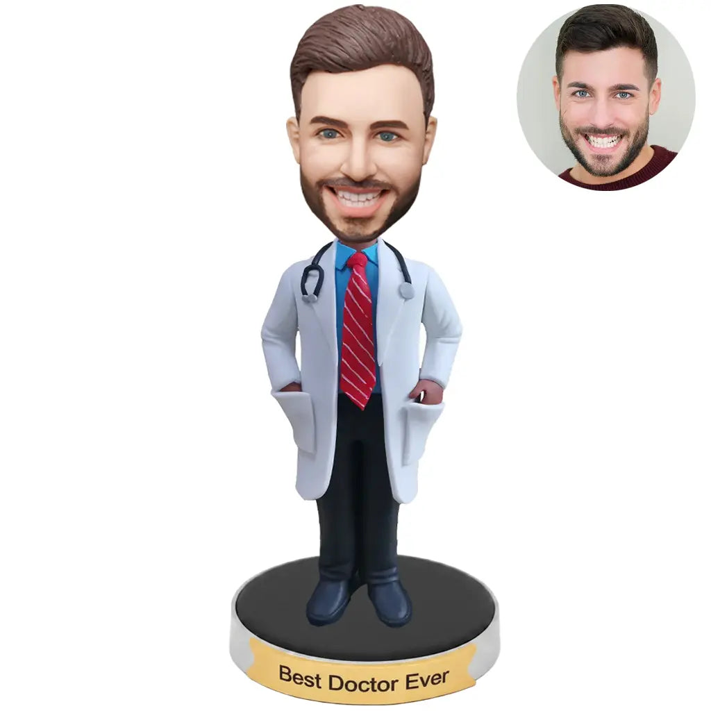 Custom Doctor Bobblehead Personalized Medical Professional Gift