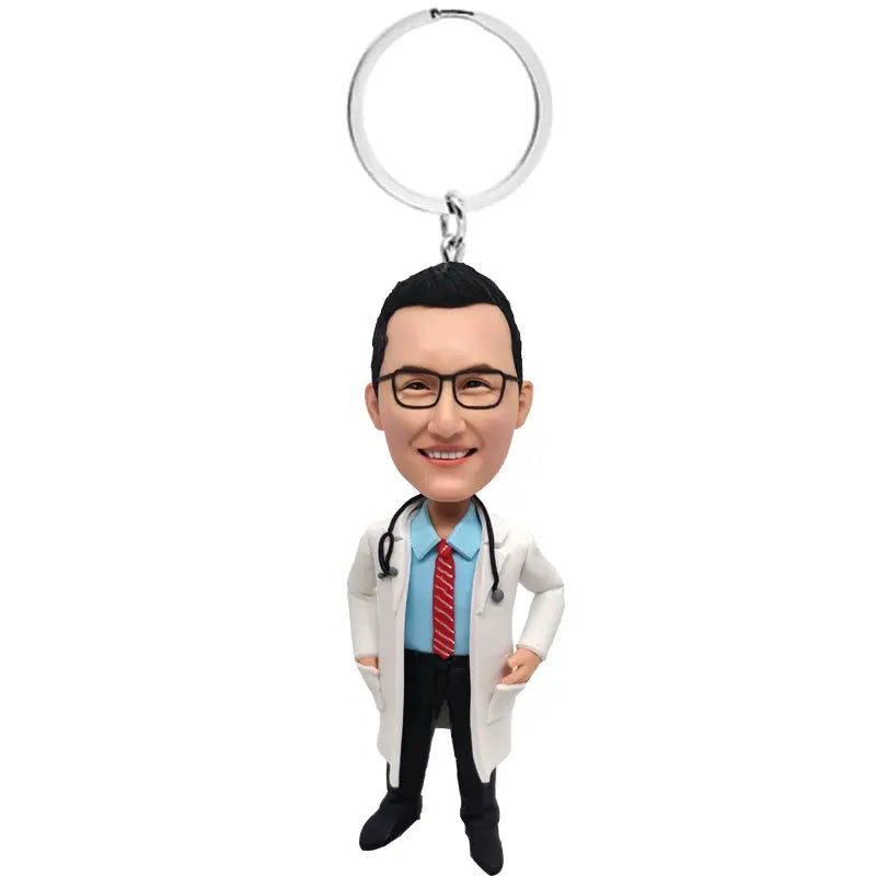 Custom bobblehead keychain of k12, a portable and fun personalized accessory