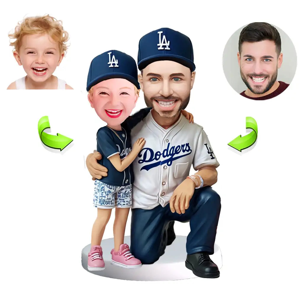 Family custom bobblehead of family 25, a heartwarming personalized gift capturing family moments