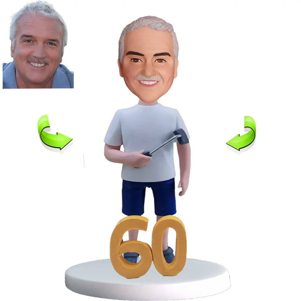 Dad bobblehead gift father personalized birthday custom fathers day figurine