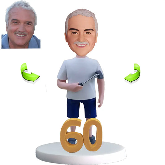 Dad bobblehead gift father personalized birthday custom fathers day figurine