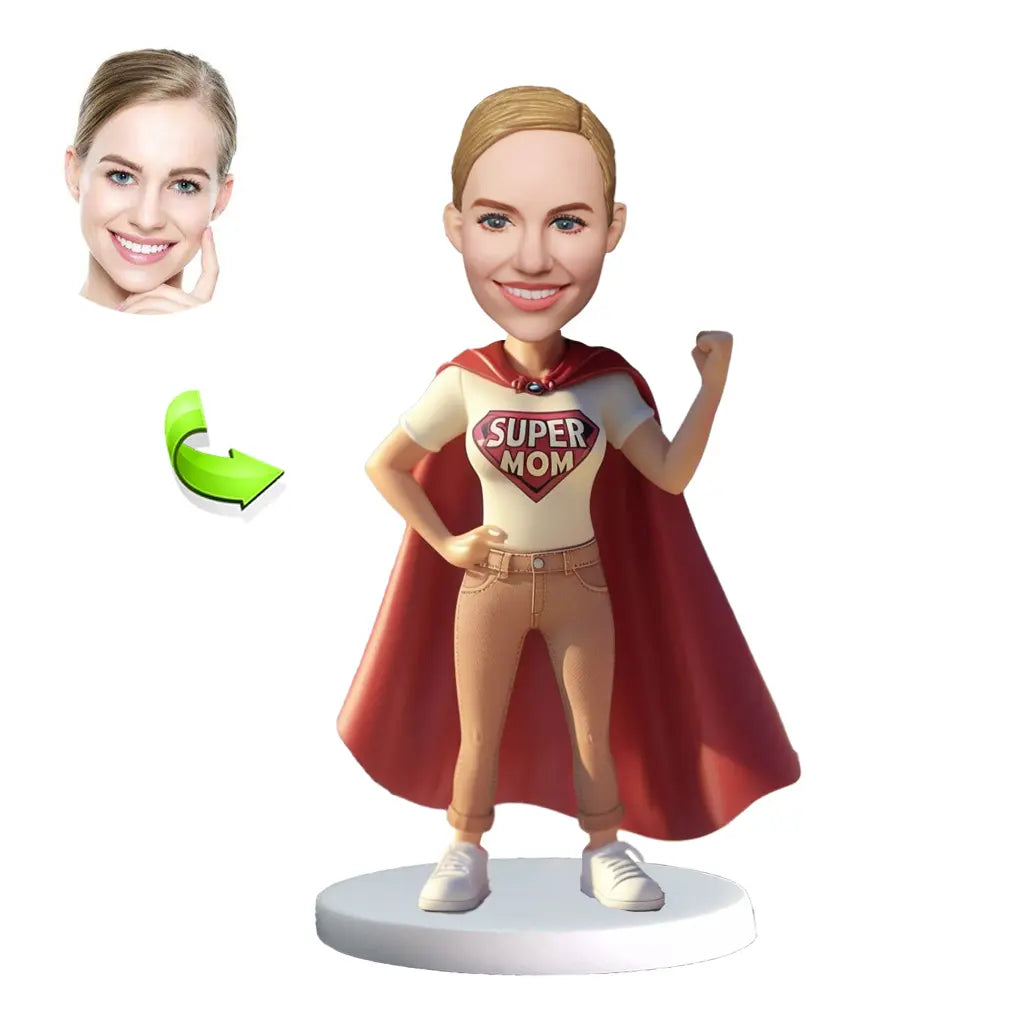 Funny custom bobblehead of funny 50, a playful and humorous personalized figurine