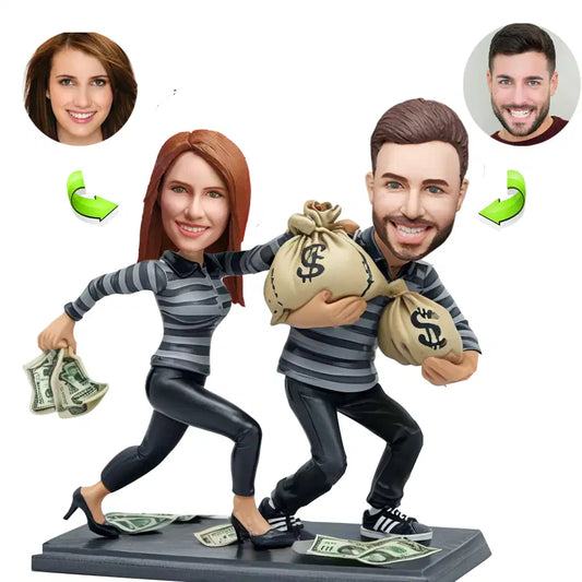 Couples custom bobblehead of couples 26, a charming keepsake for romantic occasions