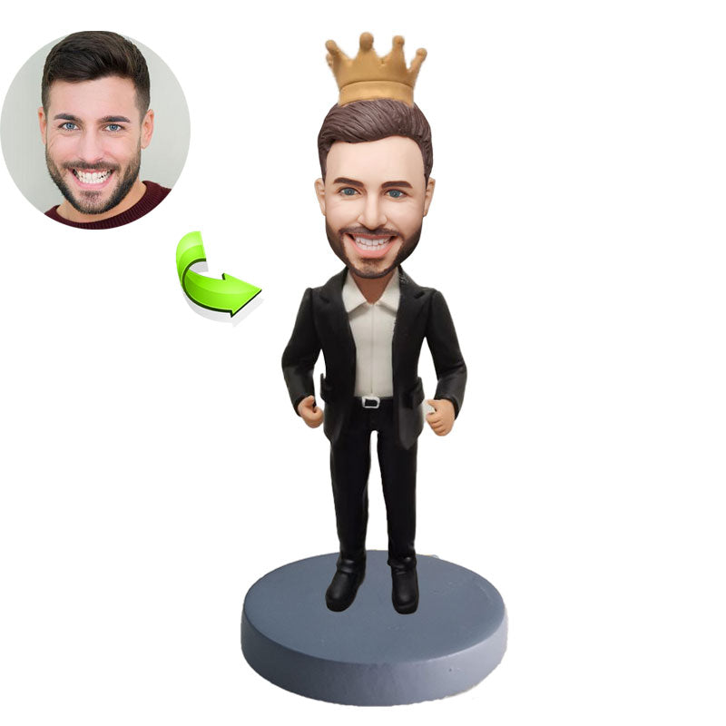 Funny custom bobblehead of funny 4, a playful and humorous personalized figurine