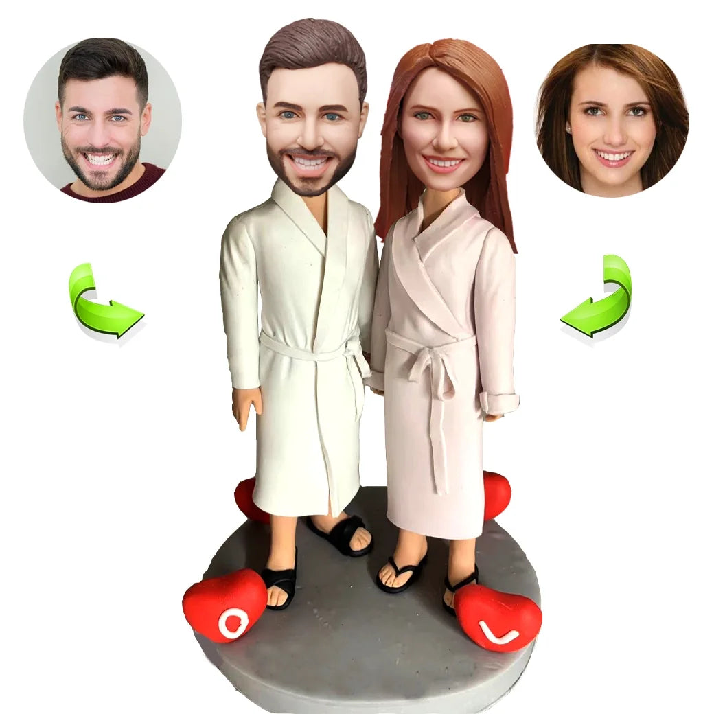 Custom pet bobblehead of pet 8, a personalized and charming gift capturing your beloved pet