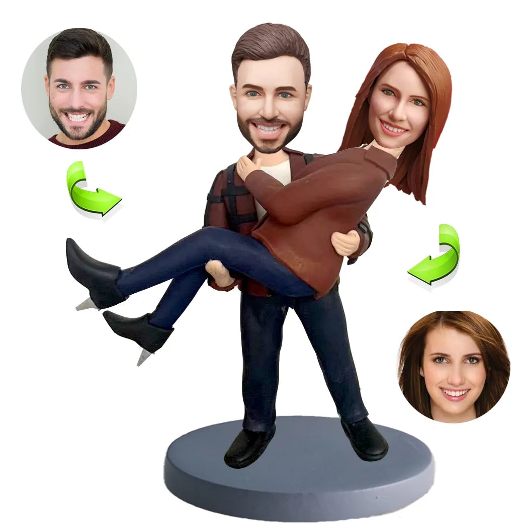 Couples custom bobblehead of couples 50, a charming keepsake for romantic occasions